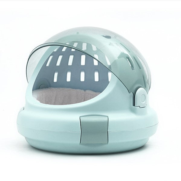 Space Capsule Pet Carrier With Panoramic View Cushion Bag