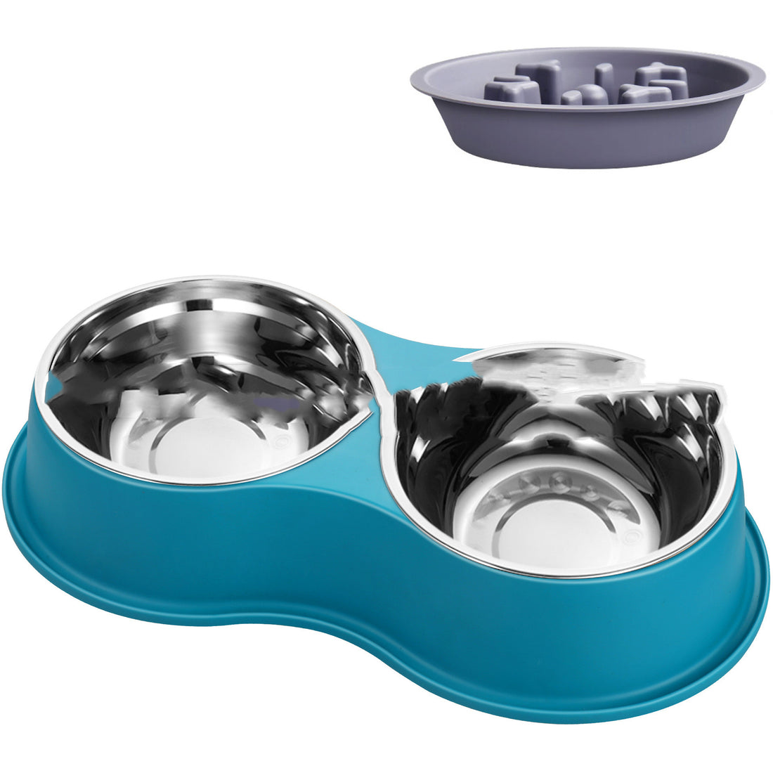 Removable Pet Slow Feeding Bowl For Pets Food Dish