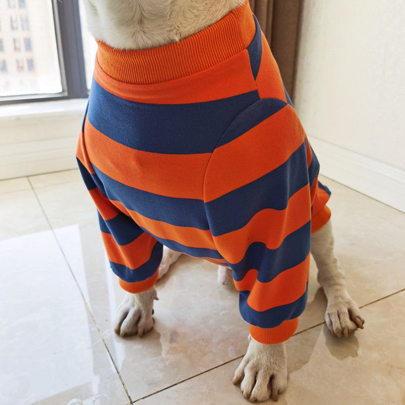 Cute Striped Pet T Shirt Fashion Apparel