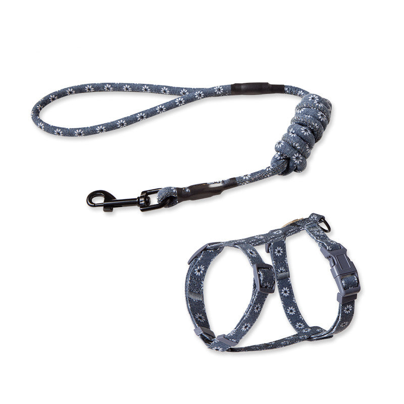 Fashion Anti Escape Pet Harness And Leash Set