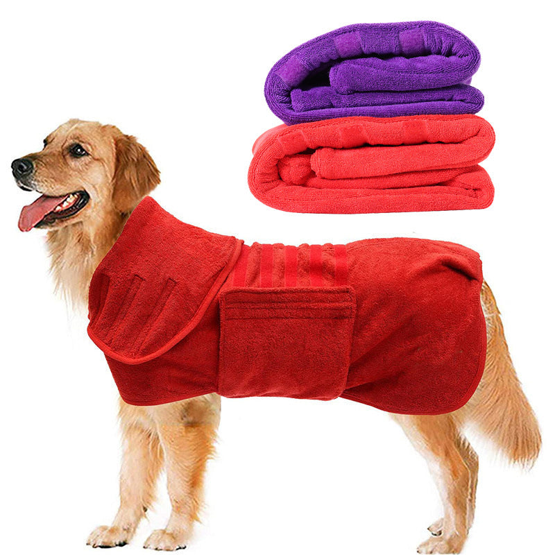 Pet Super Absorbent Quick Dry Bath Towel Microfiber