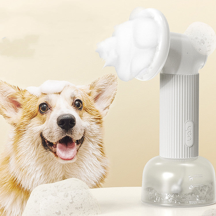Pet Bubble Bath Machine Foam Shampoo Cleaning Tool