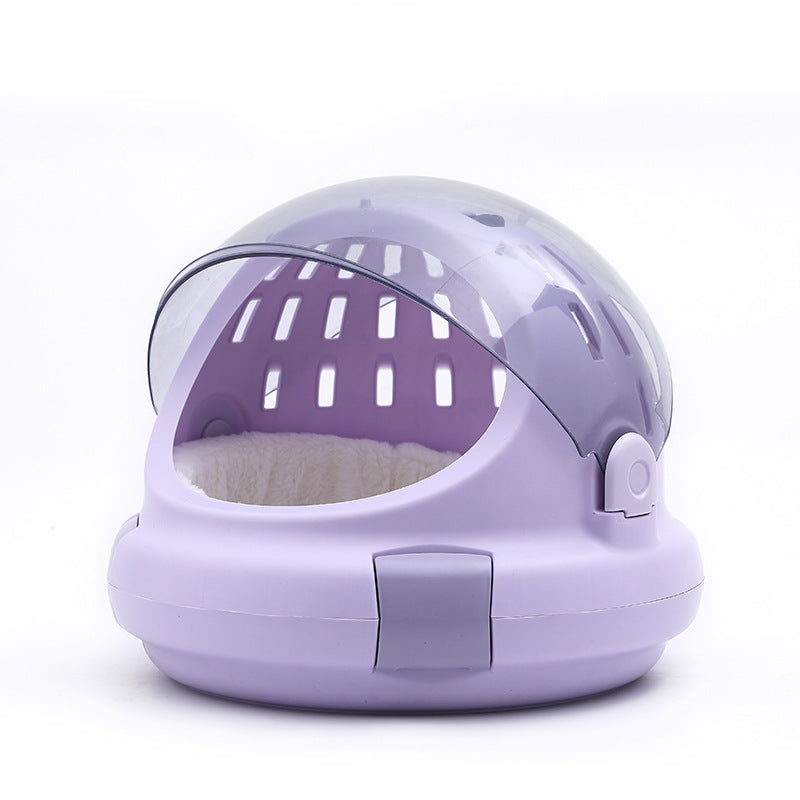 Space Capsule Pet Carrier With Panoramic View Cushion Bag