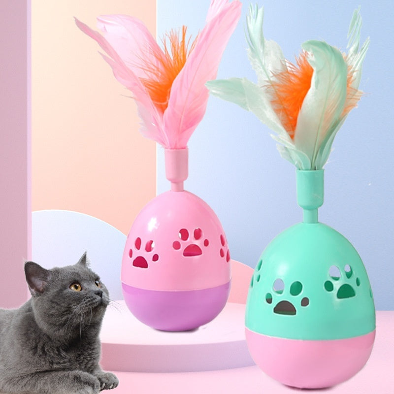 Interactive Pet Tumbler Bell Play Toy