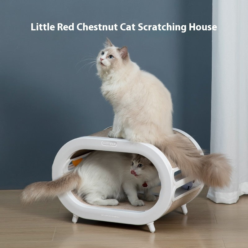Pet Scratch Board Nest Villa Chamfer Lounge Toy