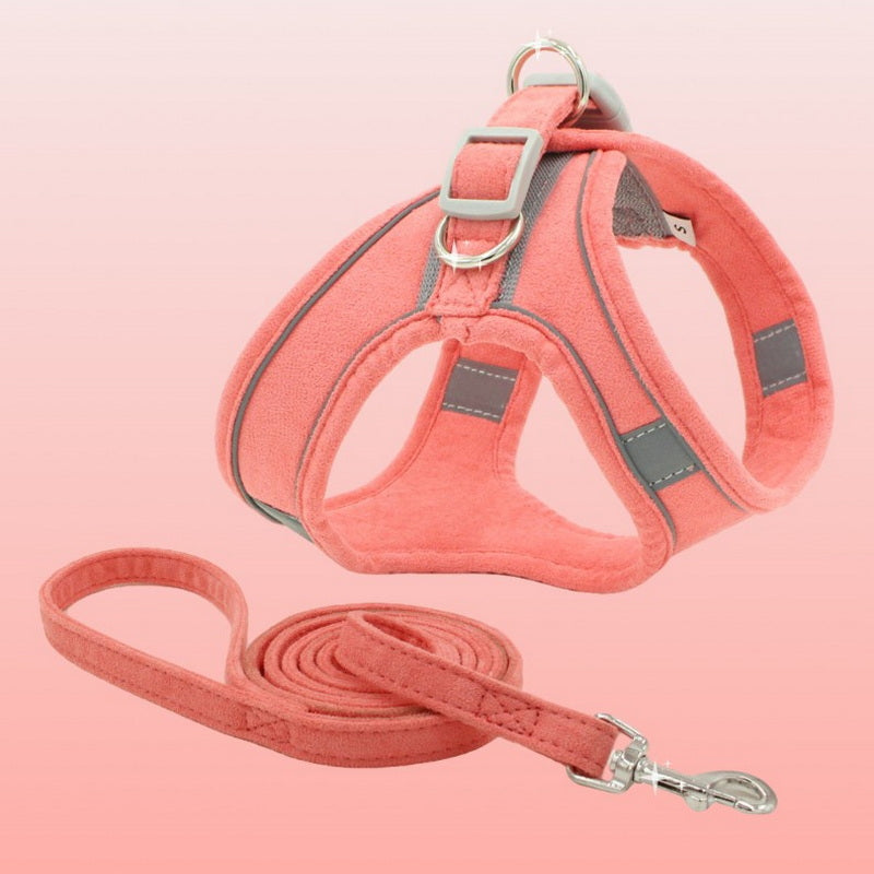 Vest Style Pet Chest Harness And Leash Set