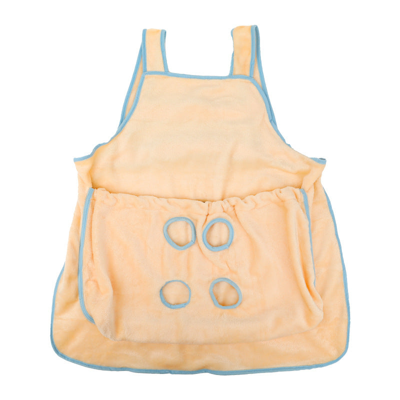 Plush Pet Chest Carrier Bag For Small Pets Travel Pocket