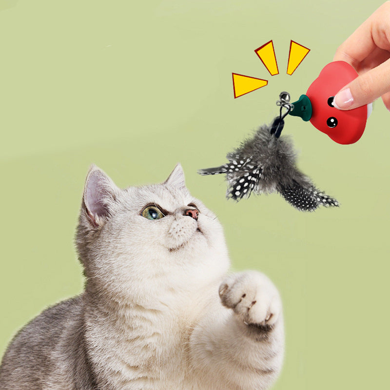 Retractable Suction Cup Wand Pet Exercise Teaser Toy