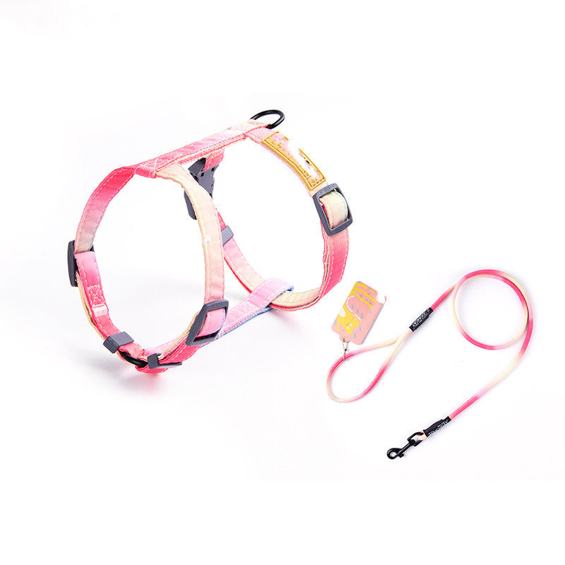 Fashion Anti Escape Pet Harness And Leash Set
