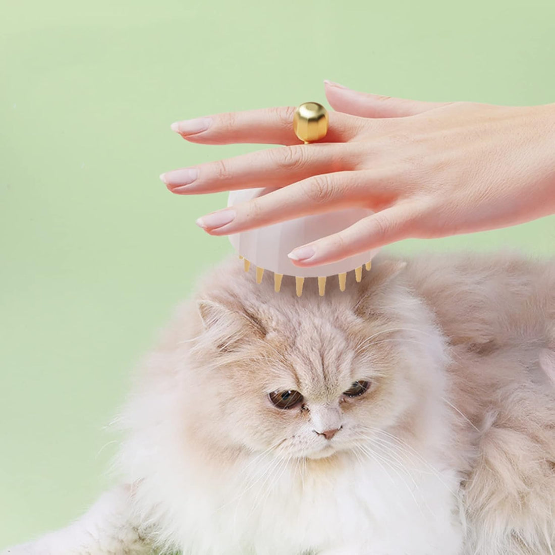 Pet Bath Massage Brush Shampoo Grooming Cleaning Tool