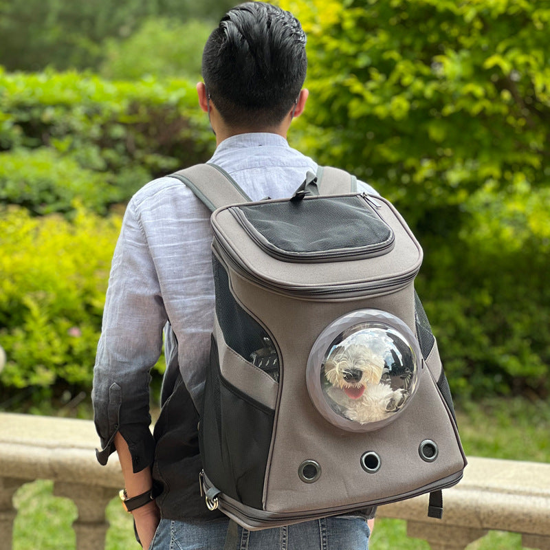 Portable Backpack Style Pet Carrier Bag For Medium Pet