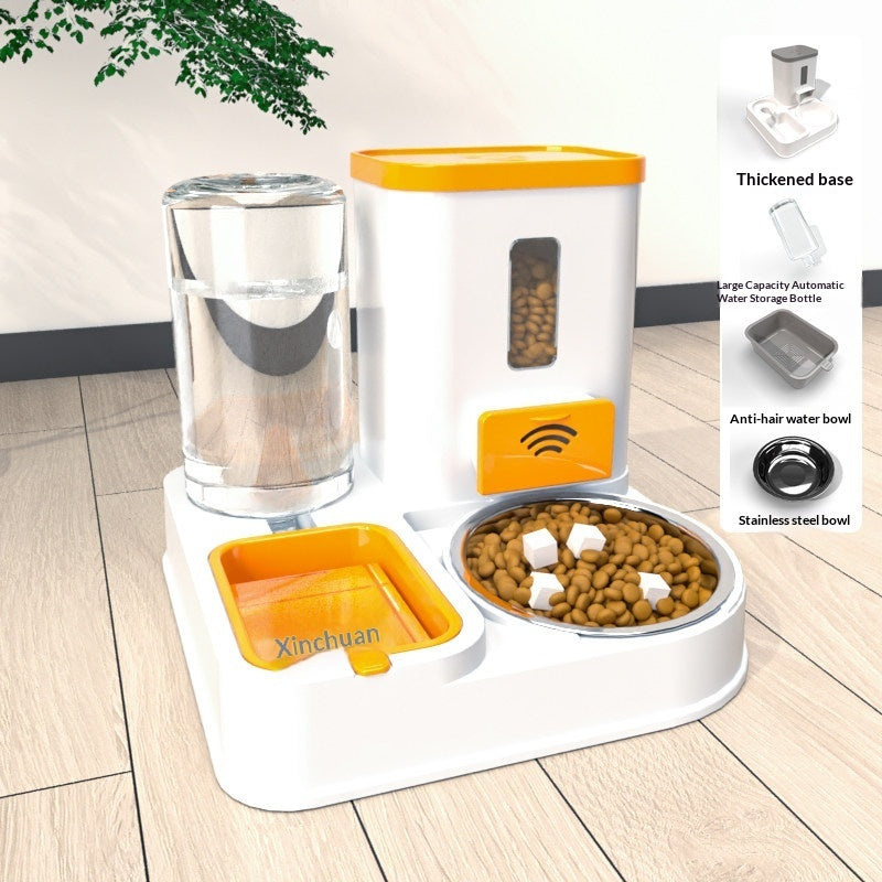 Pet Feeding And Drinking Bowl Station System