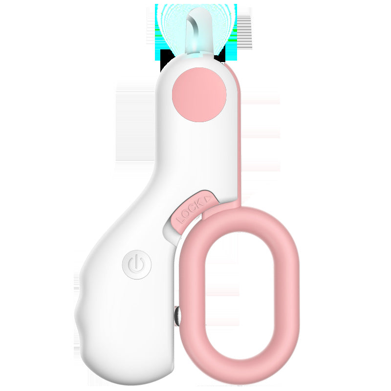 LED Pet Nail Trimmer With Illuminating Guide ABS Design