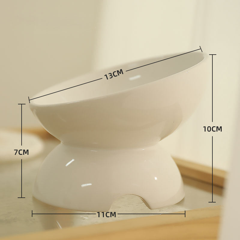 Ceramic Tilted Pet Food And Water Feeding Bowl