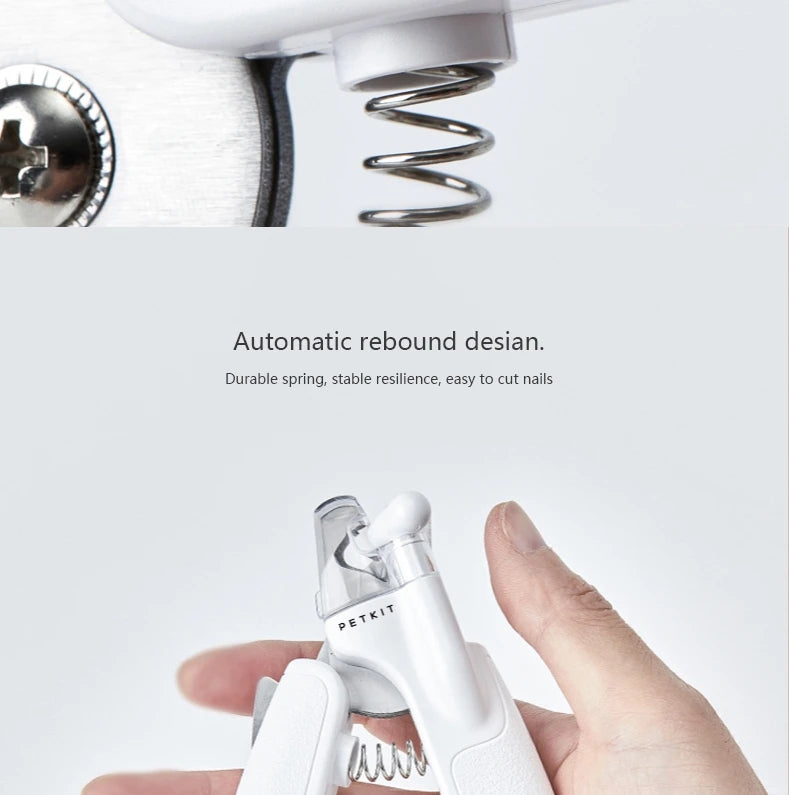 Professional Pet Nail Clipper With LED Light Trimmer