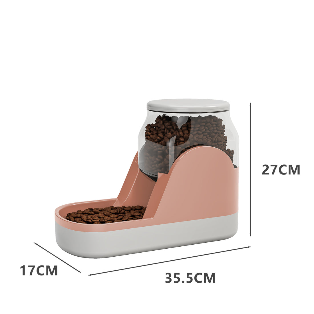 Automatic Pet Water Fountain Feeder Food Dispenser Bowl