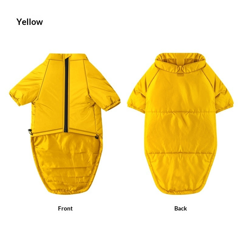 Two Leg Cotton Pet Jacket For Warmth And Comfort