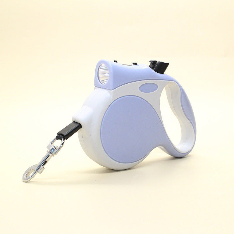 Retractable Lighted Pet Rope Leash For Night Walking
