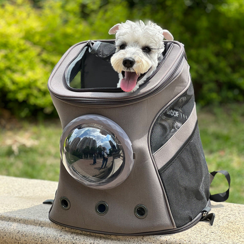Portable Backpack Style Pet Carrier Bag For Medium Pet
