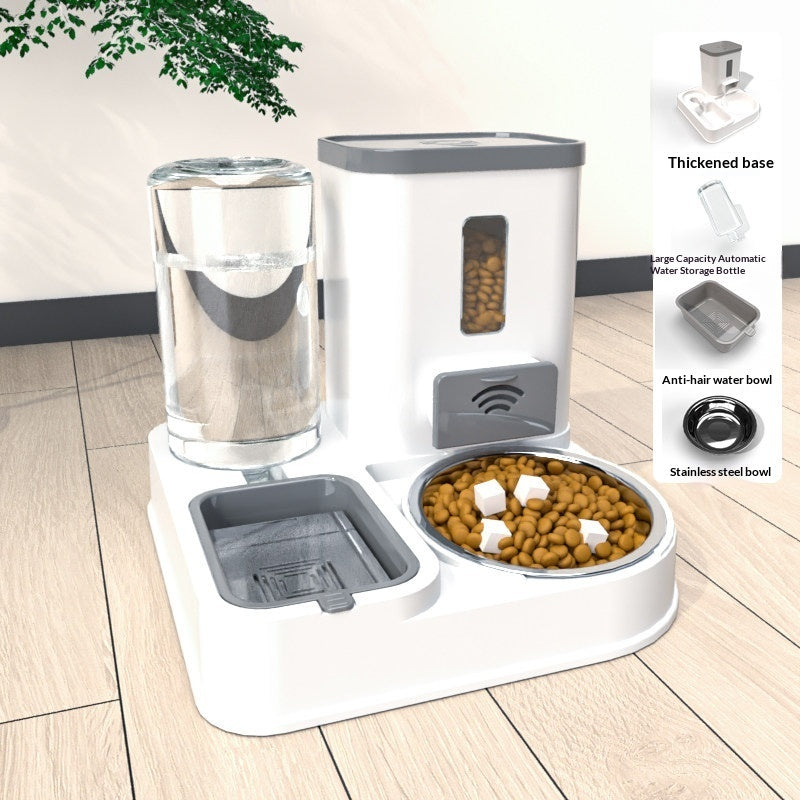 Pet Feeding And Drinking Bowl Station System