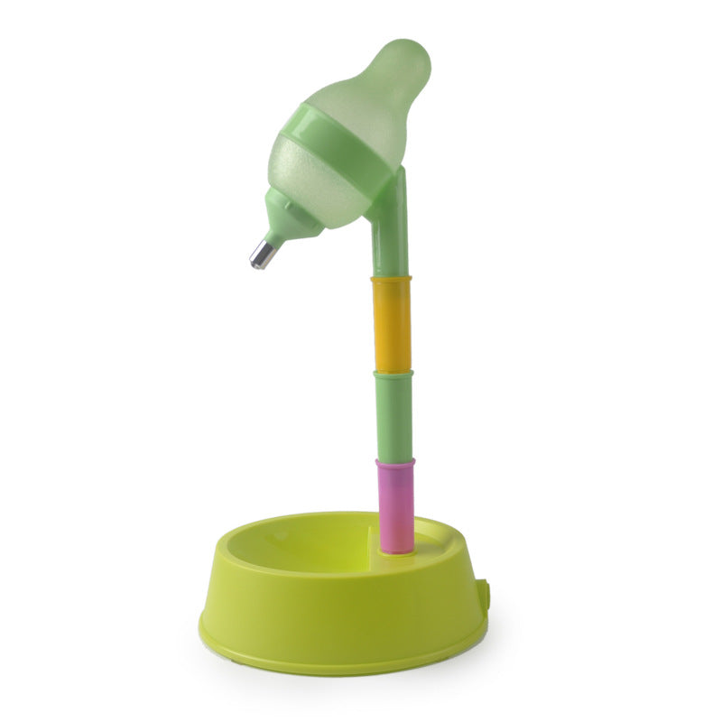 Automatic Pet Water Dispenser Adjustable Stand Bowl Set