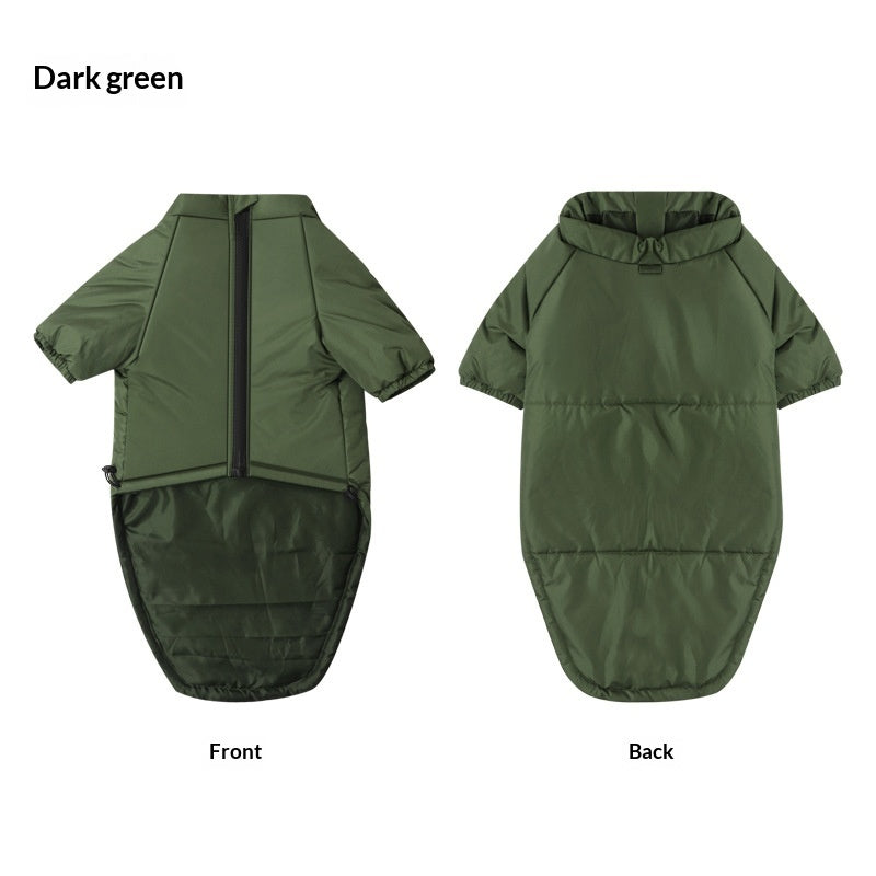 Two Leg Cotton Pet Jacket For Warmth And Comfort