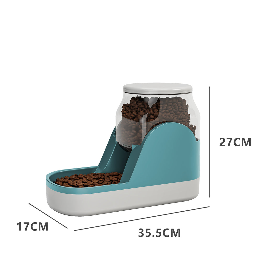 Automatic Pet Water Fountain Feeder Food Dispenser Bowl