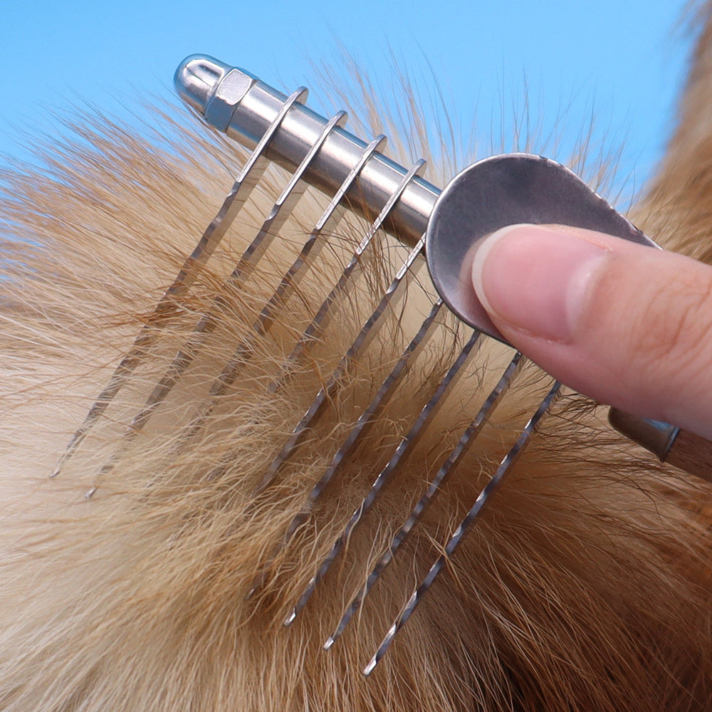Pet Grooming Brush For Detangling And Fur Removal