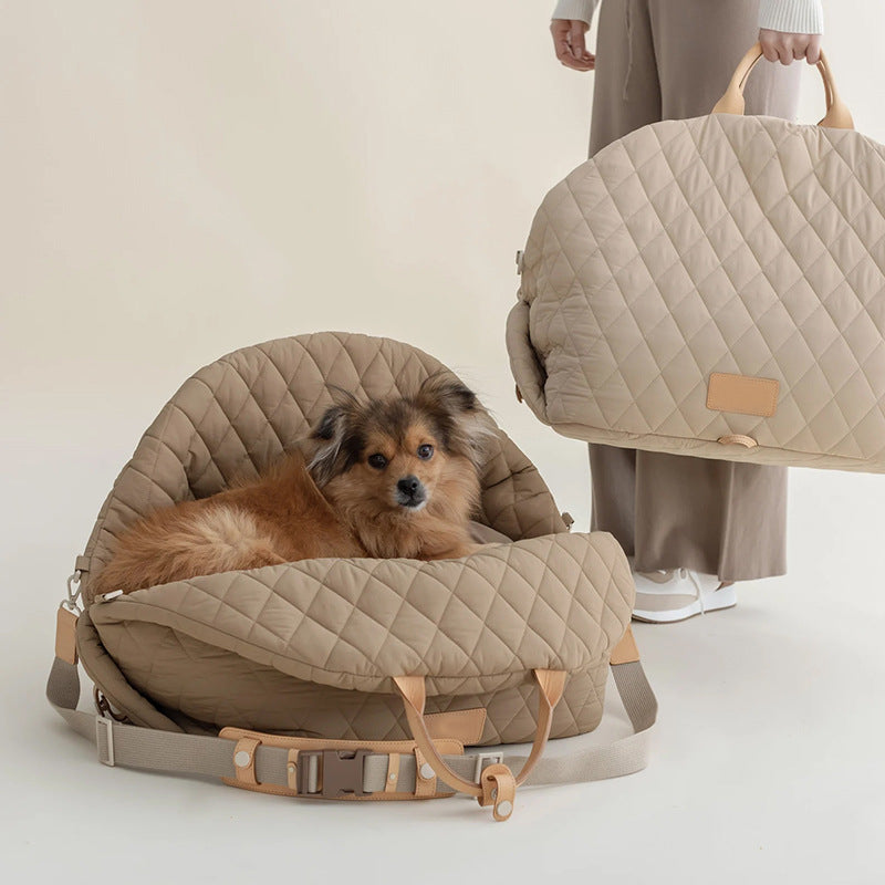 Portable Foldable Pet Carrier For Travel Use