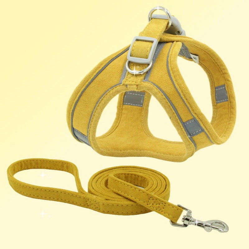 Vest Style Pet Chest Harness And Leash Set