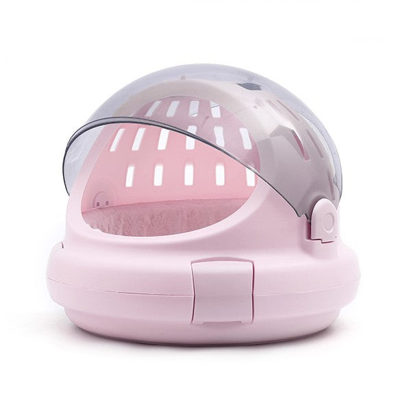 Space Capsule Pet Carrier With Panoramic View Cushion Bag