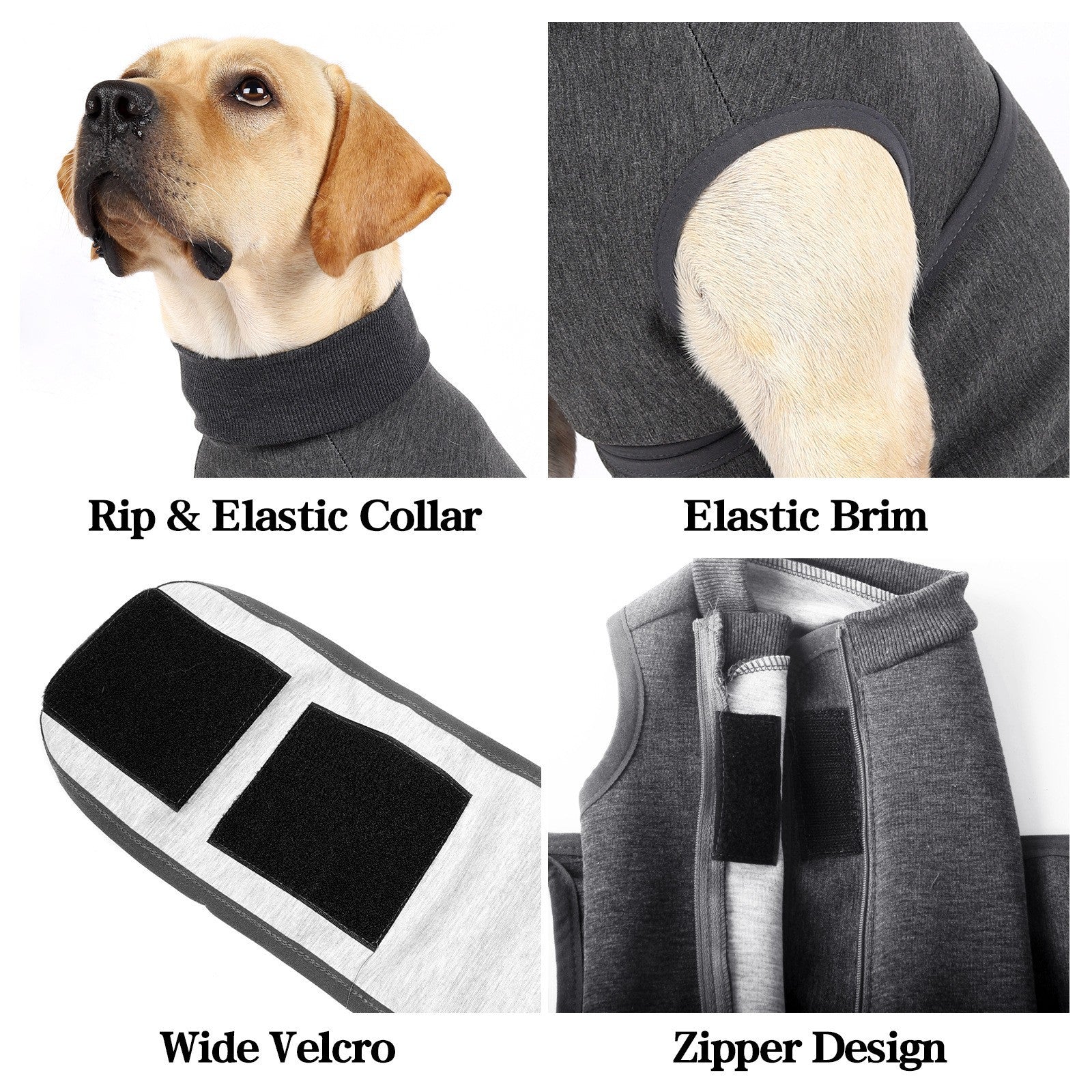 Pet Emotional Comfort Double Layer Cotton Jacket Apparel