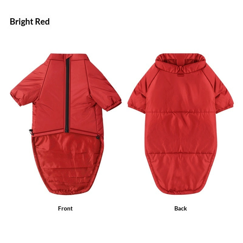Two Leg Cotton Pet Jacket For Warmth And Comfort