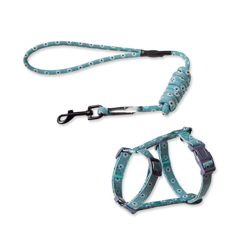 Fashion Anti Escape Pet Harness And Leash Set