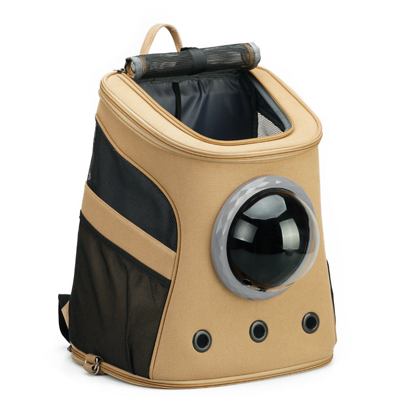 Portable Backpack Style Pet Carrier Bag For Medium Pet