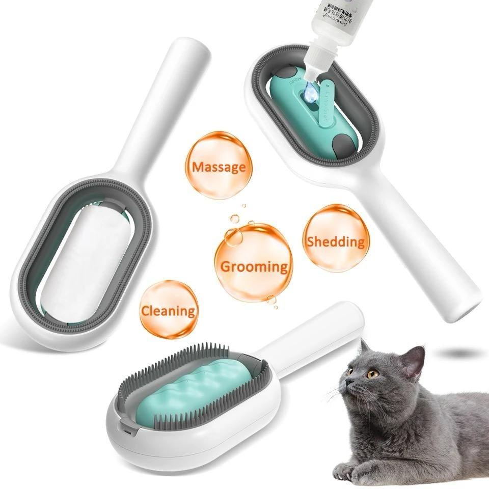 Pet Grooming Brush For Dematting And Fur Removal Tool
