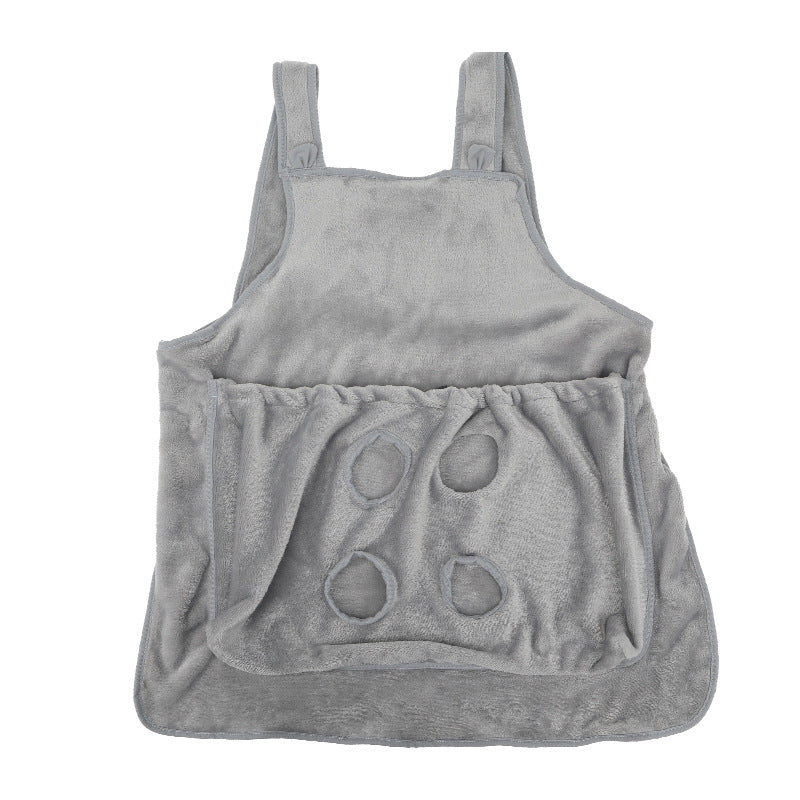 Plush Pet Chest Carrier Bag For Small Pets Travel Pocket