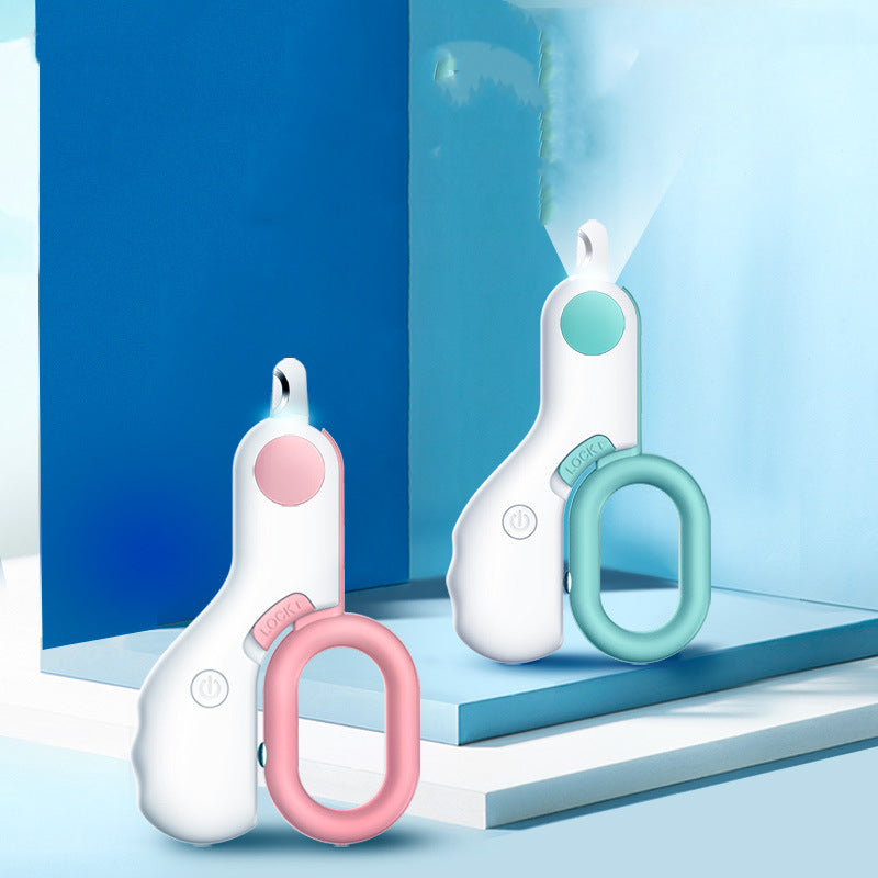 LED Pet Nail Trimmer With Illuminating Guide ABS Design