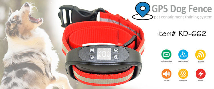 Smart GPS Rechargeable Waterproof Training Collar