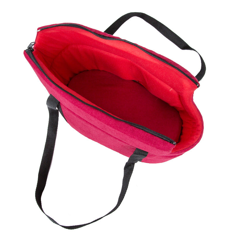 Breathable Foldable Pet Carrier Handbag For Travel Transport