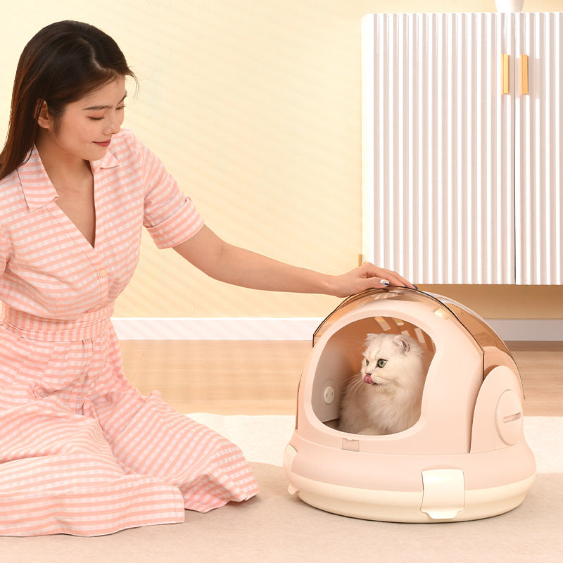 Portable Pet Air Box Litter Carrier