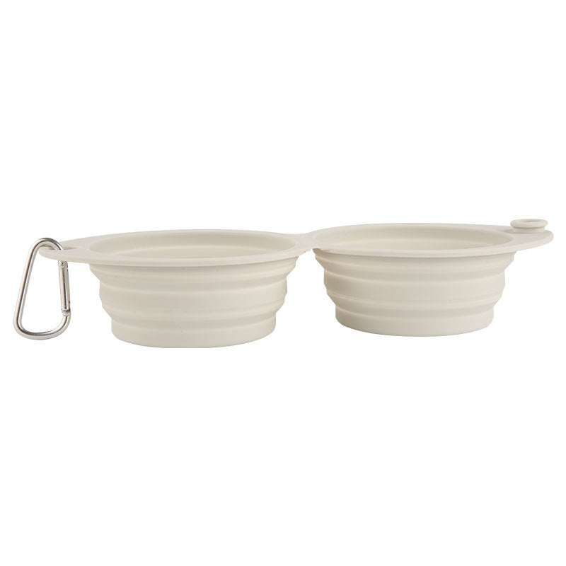 Foldable Silicone Pet Portable Feeding Bowl Outdoor Use