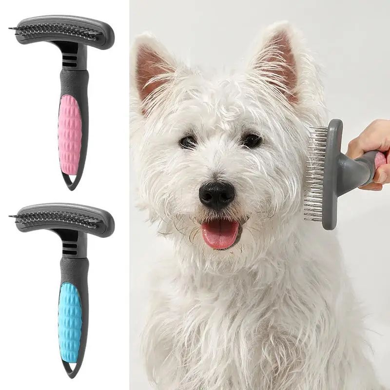 Cute Pet Grooming Comb For Hair Removal And Shedding