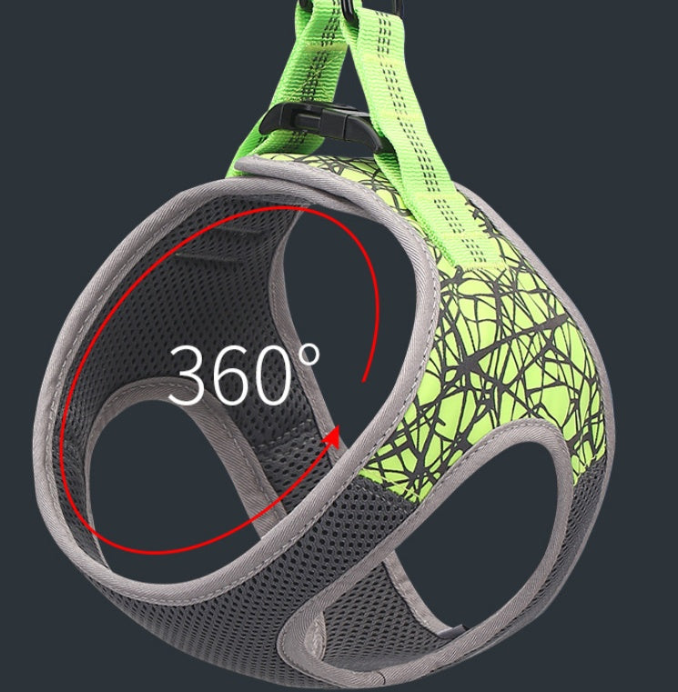 Vest Style Pet Harness And Leash Durable Control Gear