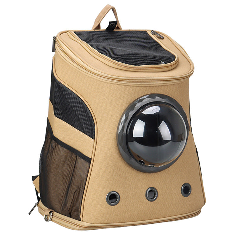 Portable Backpack Style Pet Carrier Bag For Medium Pet